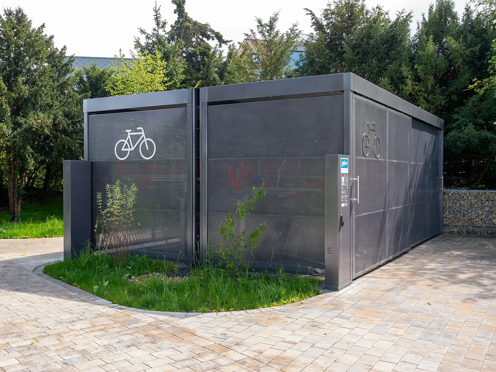 Bicycle parking, Altdorf bei Nürnberg (P1180293)